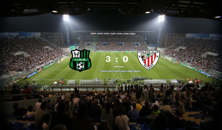 US Sassuolo vs Athletic Club Bilbao nella fase a Gironi della UEFA Europa League