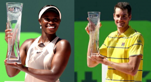 Sloane Stephens e John Isner vincitori al Miami Open 2018