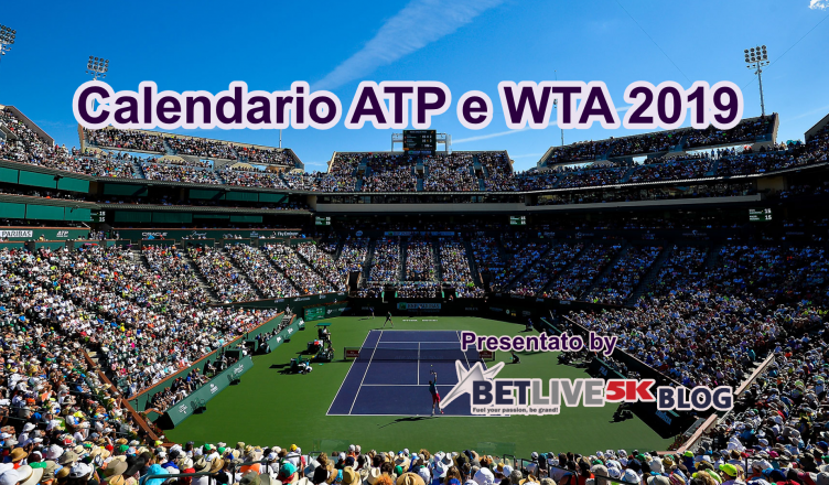 Calendario tennis ATP e WTA 2019