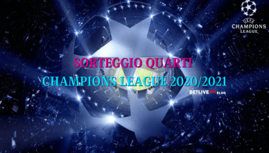 SORTEGGIO QUARTI DI FINALE CHAMPIONS LEAGUE 2020_2021-BETLIVE5K