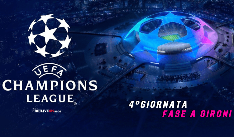 4giornata-fase-gironi-uefa champions league 2022-2023-betlive5k